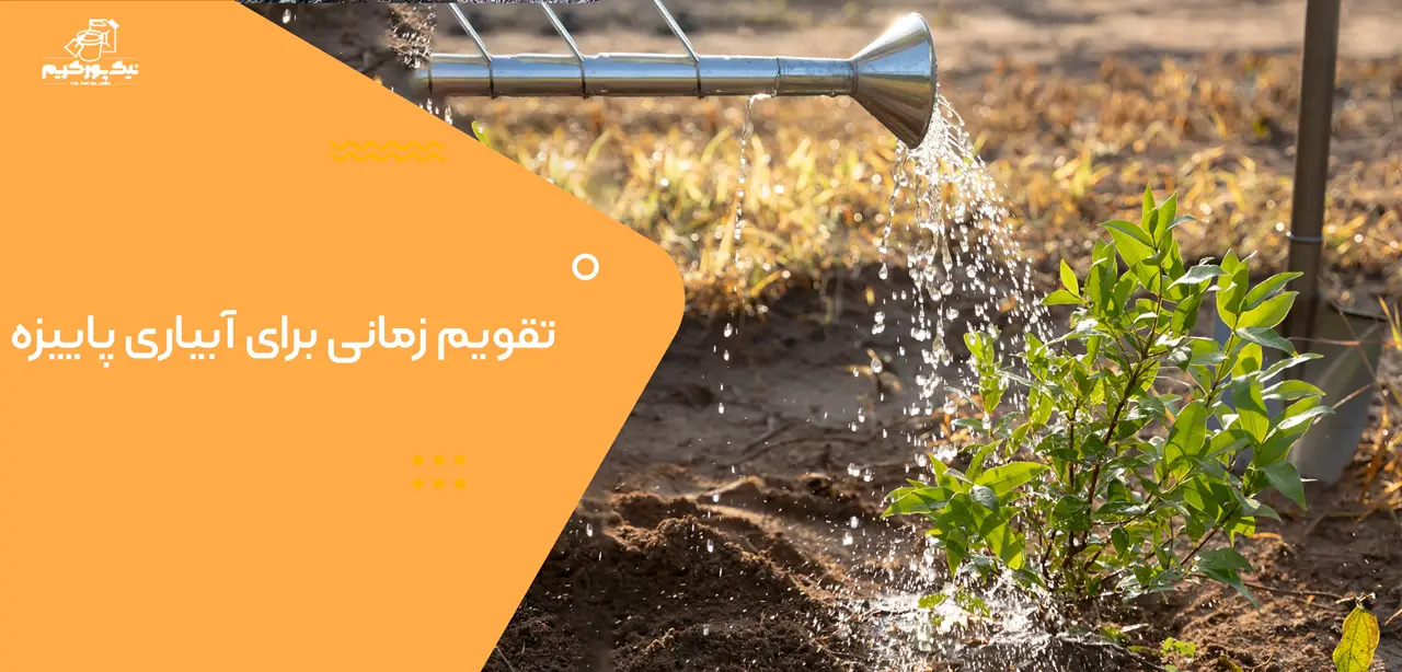 تقویم زمانی برای آبیاری پاییزه درختان میوه