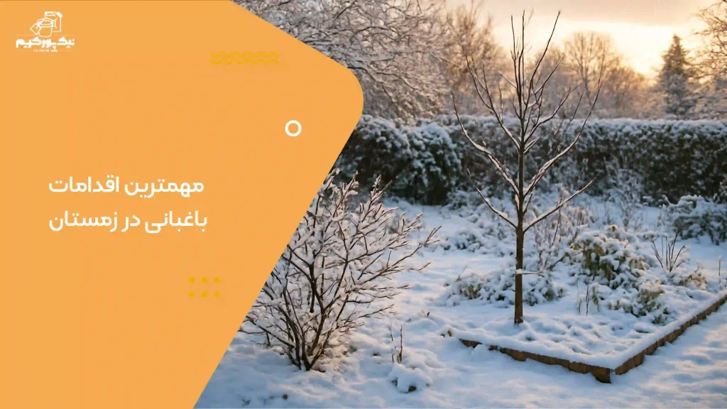 مهمترین اقدامات باغبانی در زمستان
